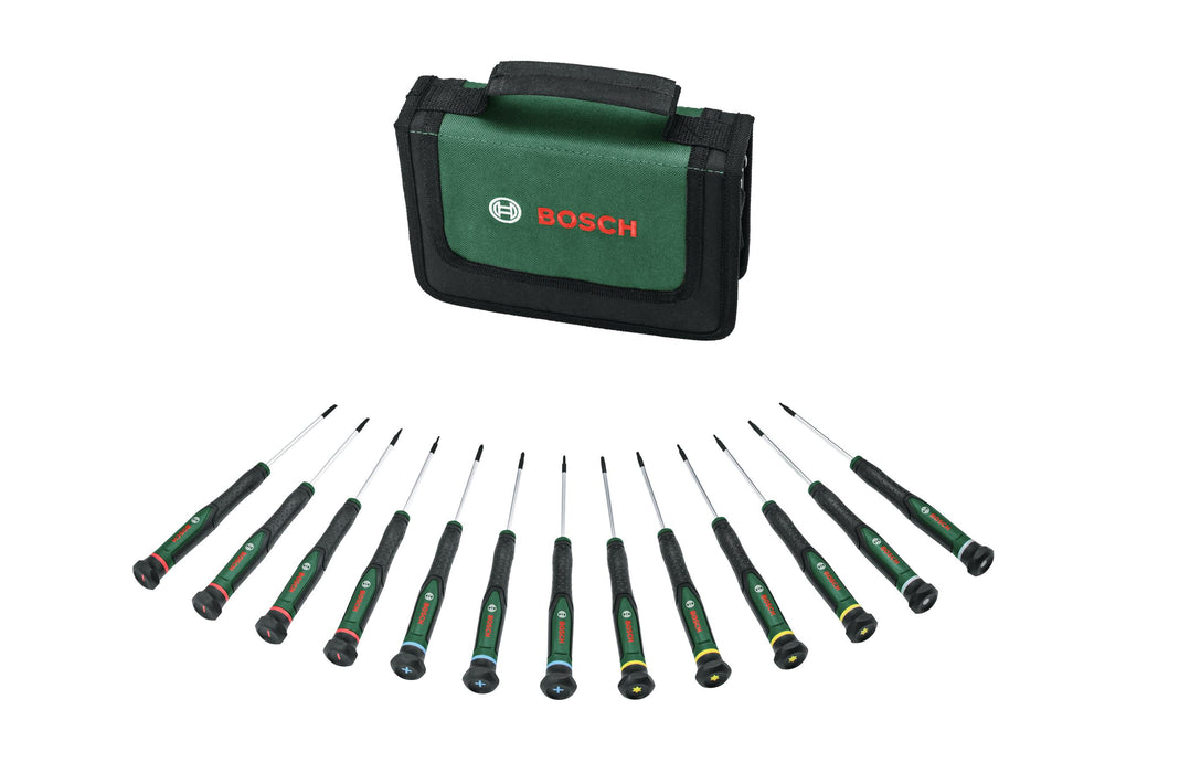 BOSCH 13-delni set preciznih odvrtača - Odvrtač - Precision Screwdriver Set 12-P (1600A02Z9N) Madras doo Beograd Madras doo Beograd