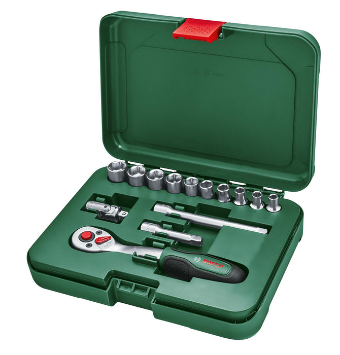 BOSCH 14-delni set račne od 1/4" - Mehanizam sa skakavicom Set (1600A02BY0) Power Tools BOSCH Madras doo Beograd