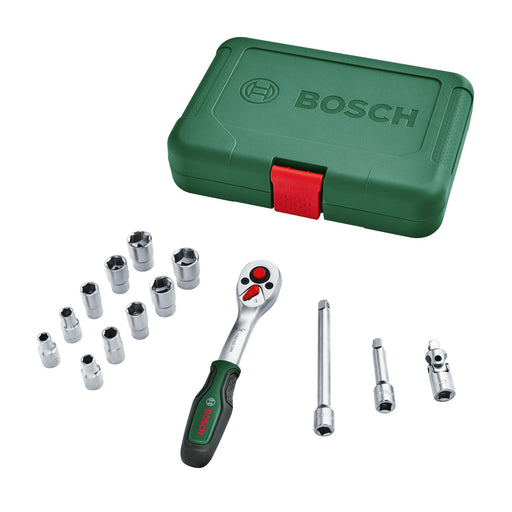 BOSCH 14-delni set račne od 1/4" - Mehanizam sa skakavicom Set (1600A02BY0) Power Tools BOSCH Madras doo Beograd
