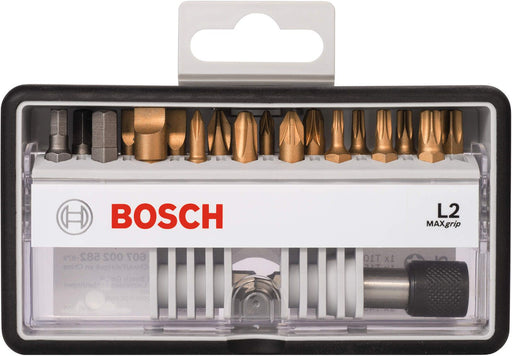 Bosch 18+1-delni set Robust Line bitova odvrtača L Max Grip 25 mm, 18+1-delni - 2607002582 Set bitova BOSCH BOSCH-2607002582 Madras doo Beograd