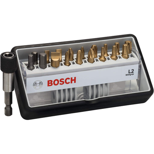 Bosch 18+1-delni set Robust Line bitova odvrtača L Max Grip 25 mm, 18+1-delni - 2607002582 Set bitova BOSCH BOSCH-2607002582 Madras doo Beograd