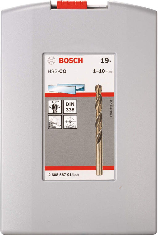 Bosch 19-delni ProBox set burgija za metal HSS-Co, DIN 338 (Cobalt legura) 1-10 mm - 2608587014 Pribor BOSCH BOSCH-2608587014 Madras doo Beograd