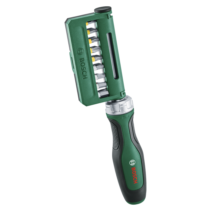 BOSCH 19-delni set bitova odvrtača za zupčanike - Odvrtač Ratchet Screwdriver with 18x bit (1600A02Z9A) Madras doo Beograd Madras doo Beograd