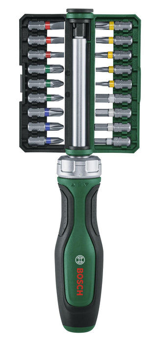 BOSCH 19-delni set bitova odvrtača za zupčanike - Odvrtač Ratchet Screwdriver with 18x bit (1600A02Z9A) Madras doo Beograd Madras doo Beograd
