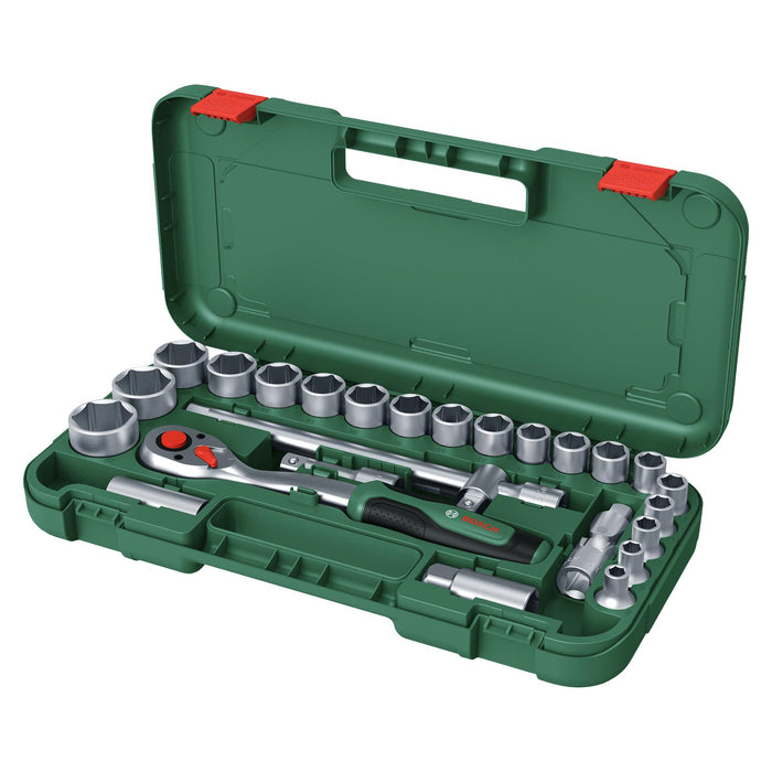 BOSCH 25-delni set račne od 1/2" - Ratchet (1600A02Z9F) Madras doo Beograd Madras doo Beograd