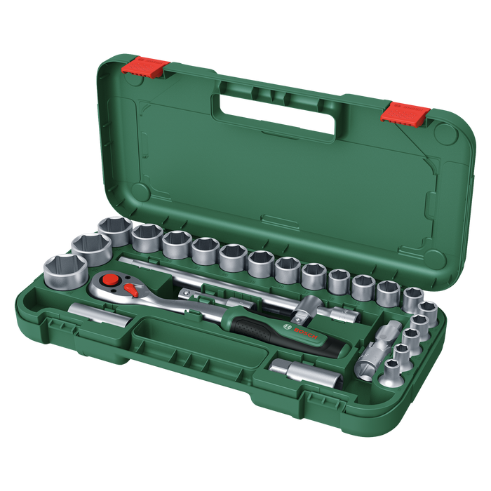 BOSCH 25-delni set račne od 1/2" - Ratchet (1600A02Z9F) Madras doo Beograd Madras doo Beograd