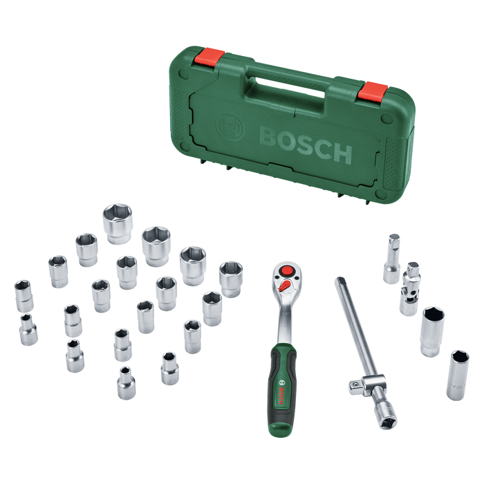 BOSCH 25-delni set račne od 1/2" - Ratchet (1600A02Z9F) Madras doo Beograd Madras doo Beograd
