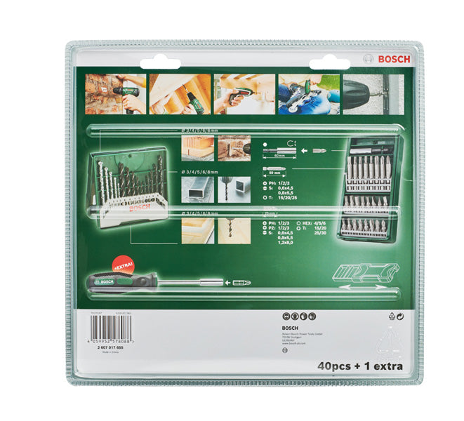 BOSCH 25+15+1 Mini-X-Line kompleti sa drškom - Komplet pribora (2607017655) Power Tools BOSCH Madras doo Beograd