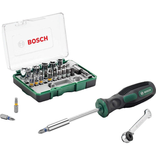 Bosch 27-delni set bitova sa čegrtaljkom i ručnim zavrtačem (2607017331) Set bitova BOSCH BOSCH-2607017331 Madras doo Beograd