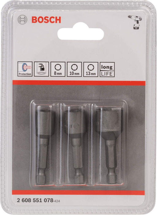 Bosch 3-delni paket nasadnih ključeva (2608551078) Set nasadnih ključeva BOSCH BOSCH-2608551078 Madras doo Beograd