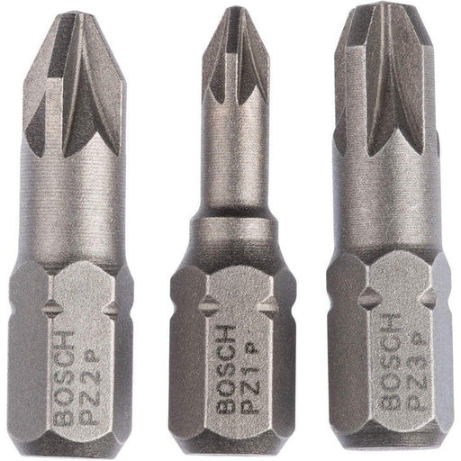 Bosch 3-delni set bitova odvrtača ekstra tvrdi PZ1; PZ2; PZ3; 25mm (2607001753) Set bitova BOSCH BOSCH-2607001753 Madras doo Beograd