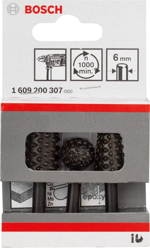 Bosch 3-delni set glodala za rad slobodnom rukom 6 mm, 16; 16; 16-7 mm - 1609200307 Pribor BOSCH BOSCH-1609200307 Madras doo Beograd