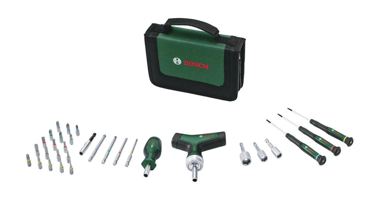 BOSCH 31-delni mešoviti set za pričvršćivanje - Odvrtač Screwdriver Set 31 (1600A039HX) Power Tools BOSCH Madras doo Beograd