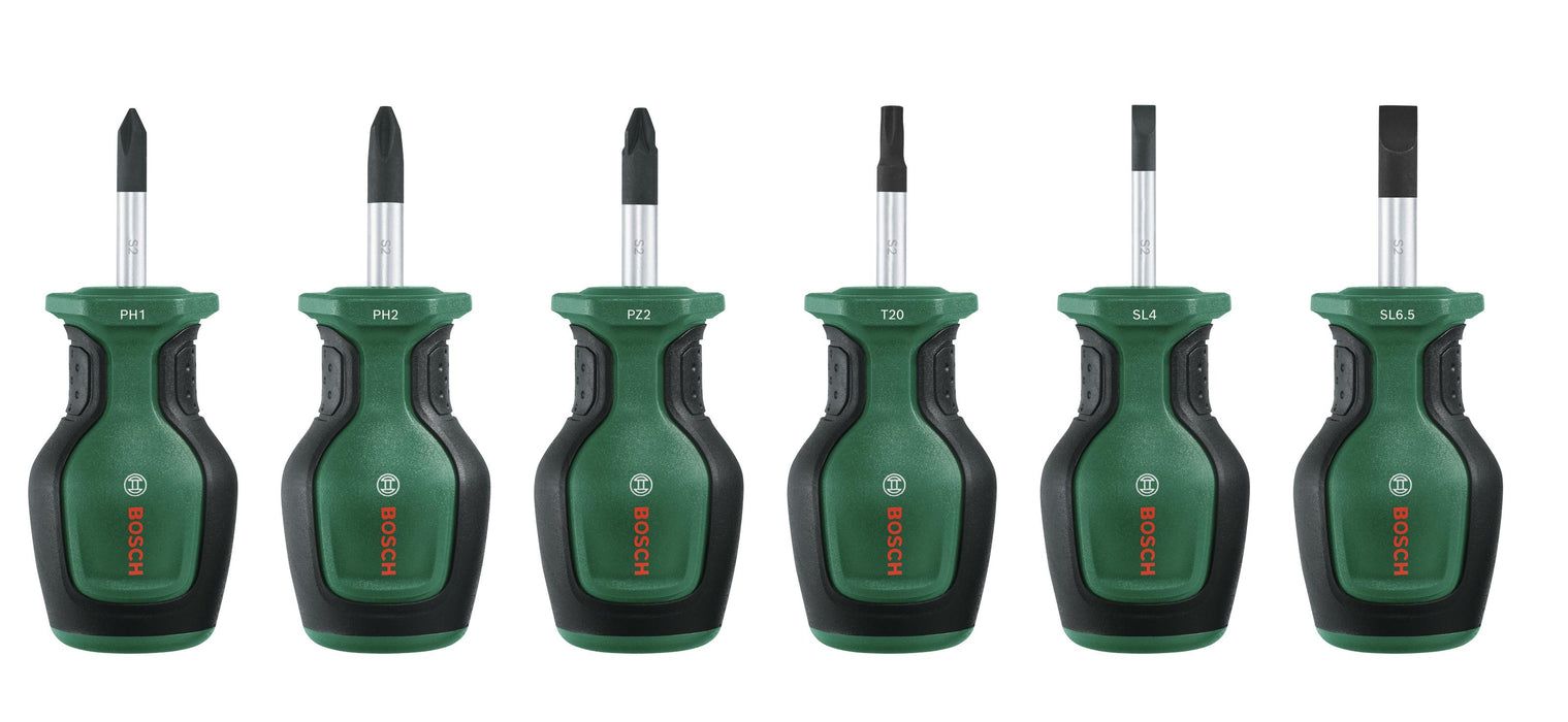 BOSCH 4-delni set kratkog odvrtača - Odvrtač - Stubby 4-Piece Set (1600A032UJ) Madras doo Beograd Madras doo Beograd