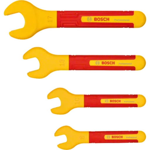 Bosch 4-delni set VDE Viljuškastih električarskih ključeva, 1600A02NE8 VDE izolovani set ključeva BOSCH Madras doo Beograd