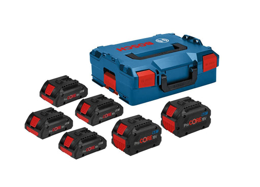 BOSCH 4 x ProCORE18V 4.0Ah + 2 x ProCORE18V 8.0Ah - Akumulatorski paket 4x PC18V4.0+2x PC18V (1600A02A2T) Power Tools BOSCH Madras doo Beograd
