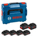 BOSCH 4 x ProCORE18V 4.0Ah + 2 x ProCORE18V 8.0Ah - Akumulatorski paket 4x PC18V4.0+2x PC18V (1600A02A2T) Power Tools BOSCH Madras doo Beograd