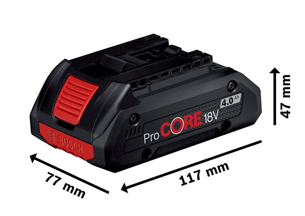 BOSCH 4 x ProCORE18V 4.0Ah + 2 x ProCORE18V 8.0Ah - Akumulatorski paket 4x PC18V4.0+2x PC18V (1600A02A2T) Power Tools BOSCH Madras doo Beograd