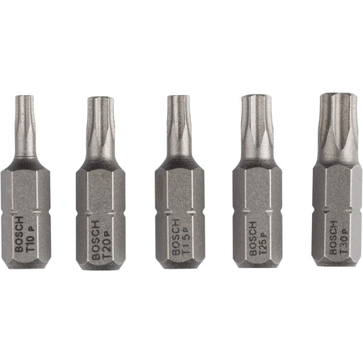 Bosch 5-delni paket bitova odvrtača ekstra tvrdi T 10; T 15; T 20; T 25; T 30; 25mm (2607001768) Set bitova BOSCH BOSCH-2607001768 Madras doo Beograd