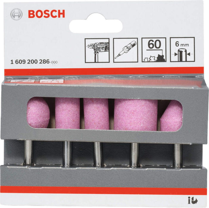 Bosch 5-delni set brusnog kamenja Prihvat 6 mm; granulacija 60; 25; 15; 15; 25; 20 x 24; 30; 30; 25; 25 mm - 1609200286 Pribor BOSCH BOSCH-1609200286 Madras doo Beograd