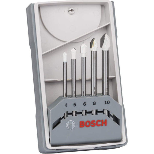 Bosch 5-delni set burgija za pločice CYL-9 Ceramic 4,0; 5,0; 6,0; 8,0; 10,0 mm - 2608587169 Pribor BOSCH BOSCH-2608587169 Madras doo Beograd