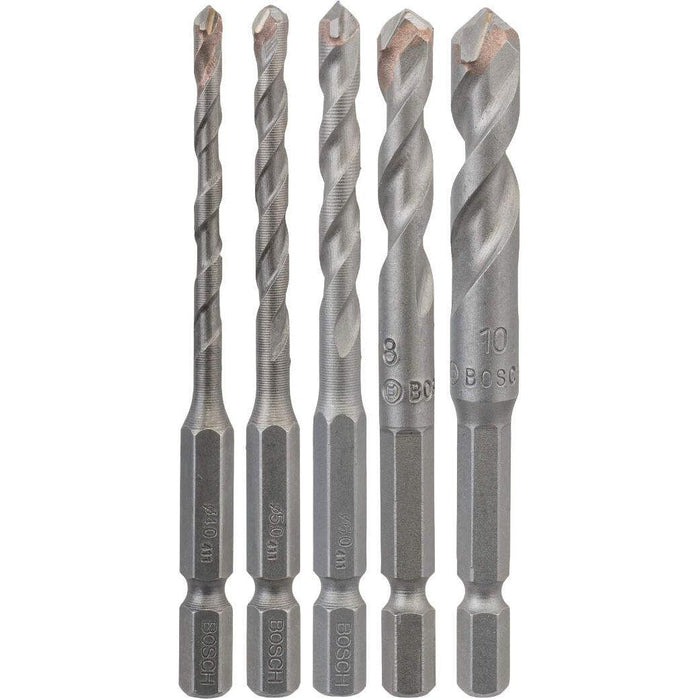 Bosch 5-delni set burgija za pločice HEX-9 Ceramic 4; 5; 6; 8; 10 mm - 2608589528 Pribor BOSCH BOSCH-2608589528 Madras doo Beograd