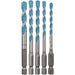 Bosch 5-delni set višenamenskih burgija HEX-9 Multi Construction 4; 5; 6; 6; 8 mm - 2608589530 Pribor BOSCH BOSCH-2608589530 Madras doo Beograd