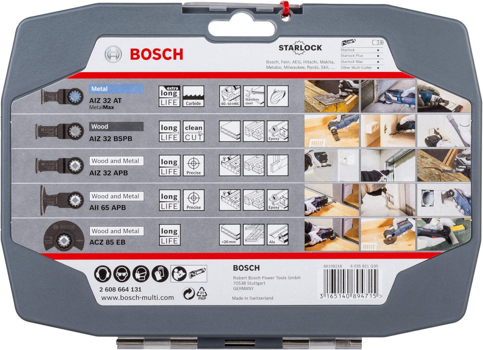 Bosch 5-delni Starlock set reznih ploča Best of Cutting - 2608664131 Pribor BOSCH BOSCH-2608664131 Madras doo Beograd