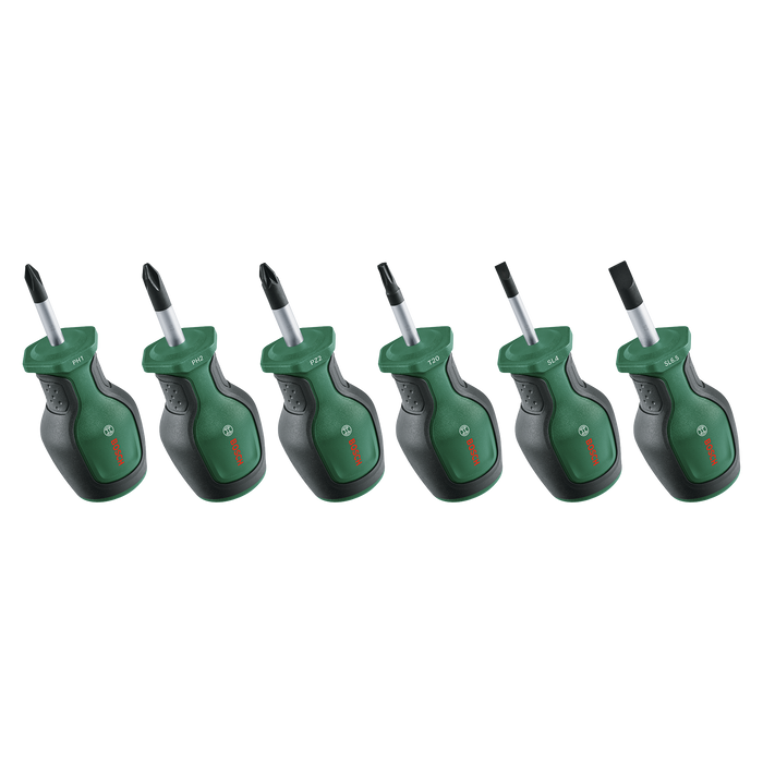 BOSCH 6-delni set kratkog odvrtača - Odvrtač - Stubby 6-Piece (1600A032UK) Madras doo Beograd Madras doo Beograd