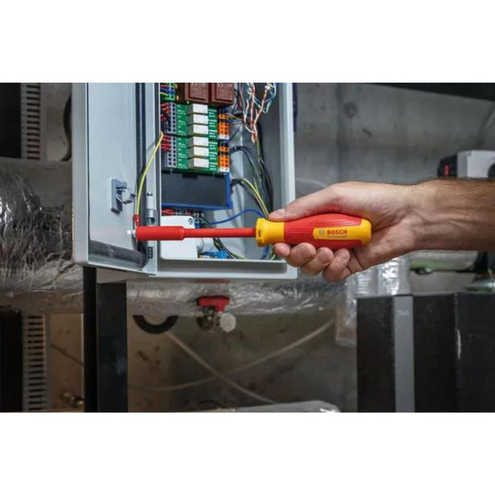 Bosch – 6-delni set VDE Električarskih šestougaonih odvrtača – 1600A02NF3 VDE izolovani set odvrtača BOSCH Madras doo Beograd