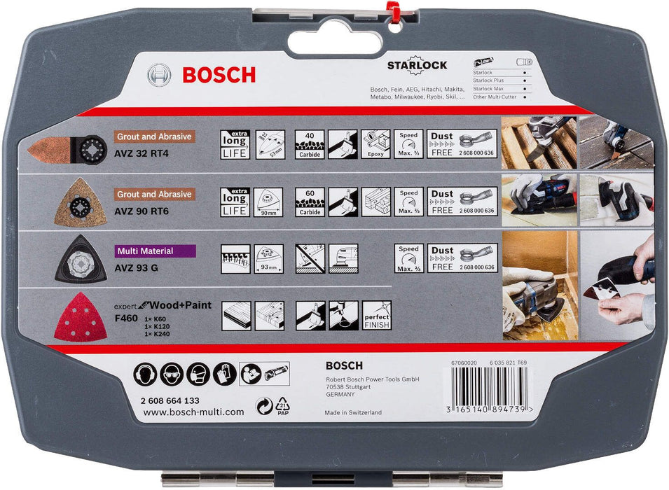 Bosch 6-delni Starlock set za brušenje Best of Sanding - 2608664133 Pribor BOSCH BOSCH-2608664133 Madras doo Beograd