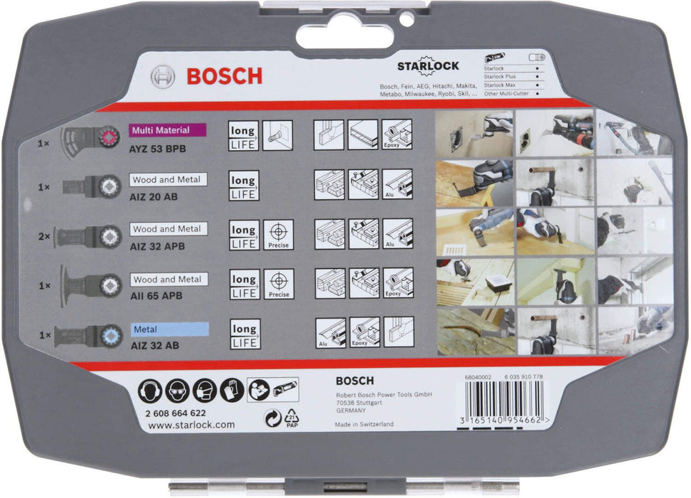 Bosch 6-delni Starlock set za električare i gipsere - 2608664622 Pribor BOSCH BOSCH-2608664622 Madras doo Beograd