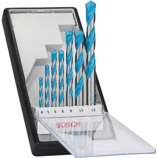 Bosch 7-delni Robust Line set višenamenskih burgija CYL-9 Multi Construction 4; 5; 6; 6; 8; 10; 12 mm - 2607010543 Pribor BOSCH BOSCH-2607010543 Madras doo Beograd