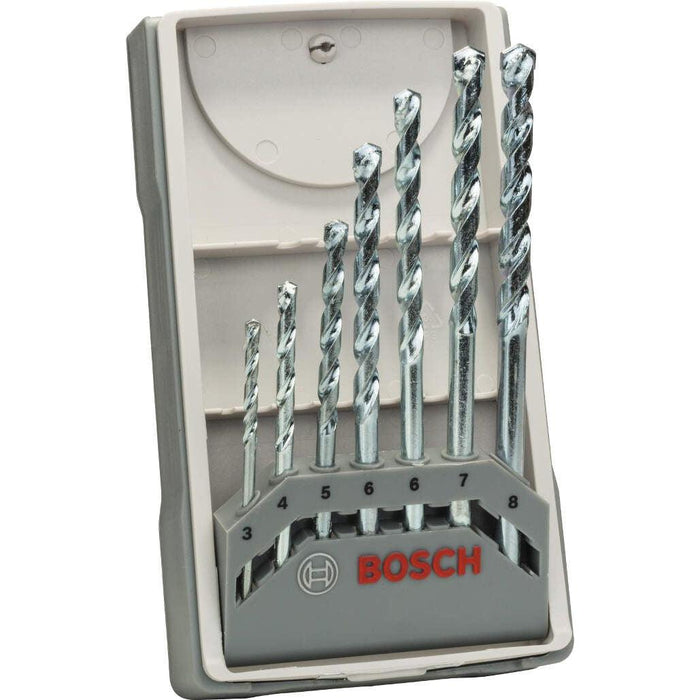 Bosch 7-delni set burgija za kamen CYL-1 3; 4; 5; 6; 6; 7; 8 mm - 2607017079 Pribor BOSCH BOSCH-2607017079 Madras doo Beograd