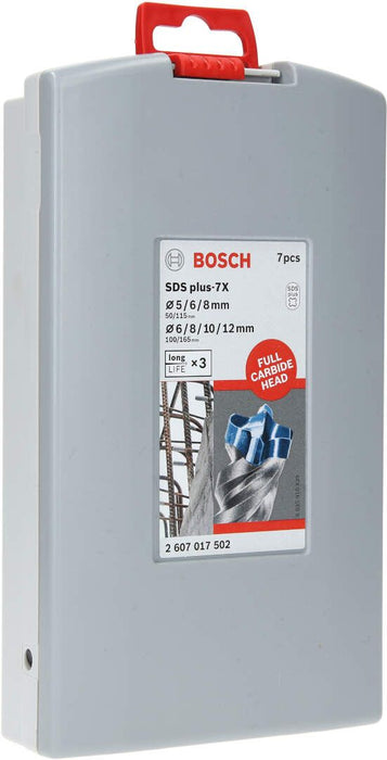 Bosch 7-delni set hamer burgija SDS-plus-7X; Ø5-12mm - 2607017502 Pribor BOSCH BOSCH-2607017502 Madras doo Beograd