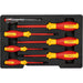 Bosch 7-delni set VDE Električarskih odvrtača TX, 1600A02NF8 VDE izolovani set odvrtača BOSCH Madras doo Beograd