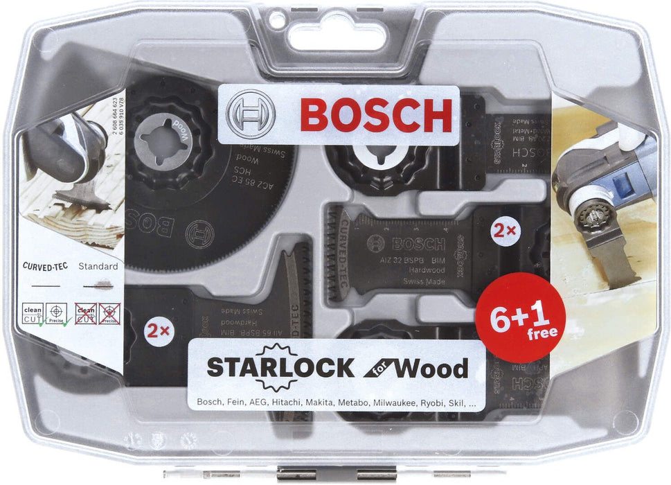 Bosch 7-delni Starlock set za drvo - 2608664623 Pribor BOSCH BOSCH-2608664623 Madras doo Beograd