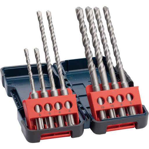 Bosch 8-delni set hamer burgija SDS-Plus-3, Tough Box 5 x 110 (1x); 6 x 110 (1x); 6 x 160 (2x) mm; 8 x 160 (2x); 10 x 160 (2x) - 2607019903 Pribor BOSCH BOSCH-2607019903 Madras doo Beograd