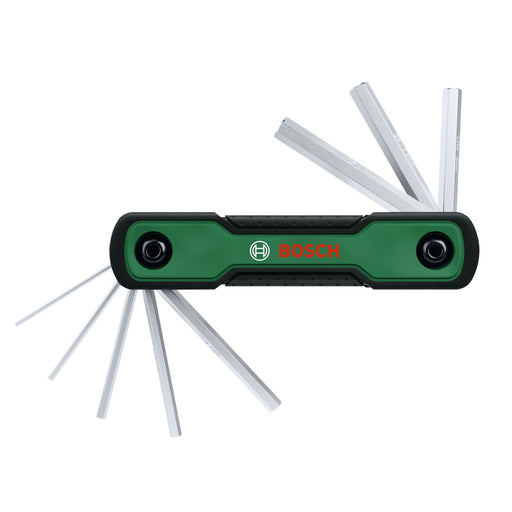 BOSCH 8-u-1 set sklopivih šestougaonih ključeva - Rakljasti ključ Folding Hex Key Set (1600A039L7) Madras doo Beograd Madras doo Beograd