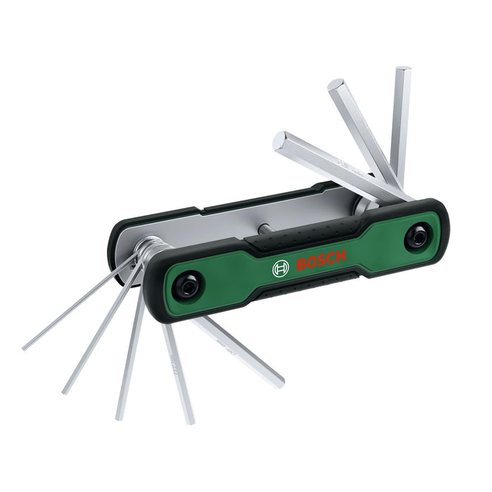 BOSCH 8-u-1 set sklopivih šestougaonih ključeva - Rakljasti ključ Folding Hex Key Set (1600A039L7) Madras doo Beograd Madras doo Beograd