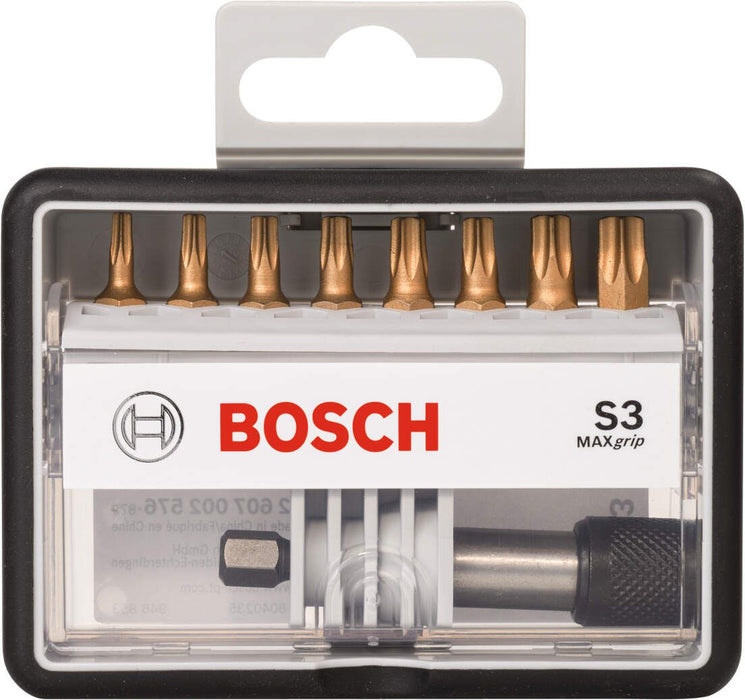 Bosch 8+1-delni set Robust Line bitova odvrtača S Max Grip 25 mm, 8+1-delni - 2607002576 Set bitova BOSCH BOSCH-2607002576 Madras doo Beograd