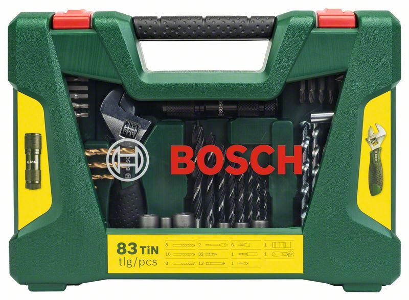 Bosch 83-delni set bitova i burgija (2607017309) Set burgija i bitova BOSCH BOSCH-2607017309 Madras doo Beograd