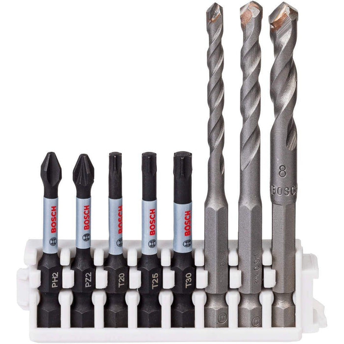 Bosch 9-delni set bitova dužine 50mm Hex-9 Ceramic 5,6,8mm; Impact Power PH2, PZ2, T20, T25, T30 (2608577145) Set bitova BOSCH BOSCH-2608577145 Madras doo Beograd