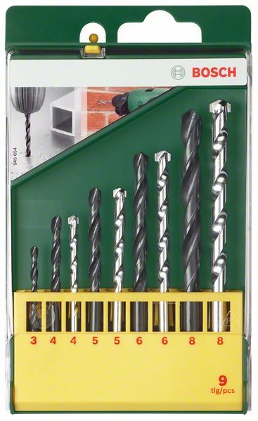 Bosch 9-delni set HSS-R burgija za metal i burgija za beton (2607019443) Set burgija za metal i beton BOSCH BOSCH-2607019443 Madras doo Beograd