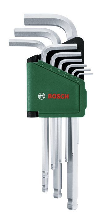 BOSCH 9-delni set ključa sa šestougaonom glavom - Rakljasti ključ Hex Key Set 9-piece (1600A032V1) Madras doo Beograd Madras doo Beograd