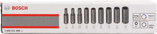 Bosch 9-delni set nasadnih ključeva 7-19mm (2608551099) Pribor BOSCH BOSCH-2608551099 Madras doo Beograd