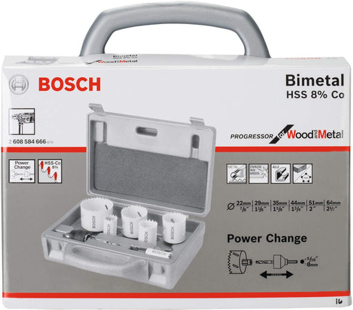 Bosch 9-delni set testera za otvore Progressor za električare 22; 29; 35; 44; 51; 64 mm - 2608584666 Pribor BOSCH BOSCH-2608584666 Madras doo Beograd