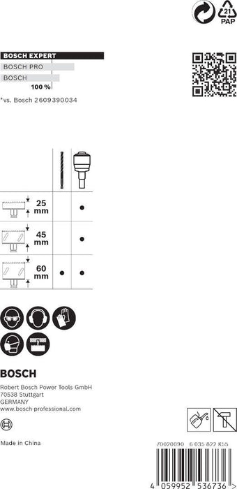 Bosch Adapter sistema EXPERT Power Change Plus testera za otvore od 11 mm, HSS-G Drill 7,15 x 105 mm, 2-delni - 2608900527 Adapter sistema BOSCH BOSCH-2608900527 Madras doo Beograd