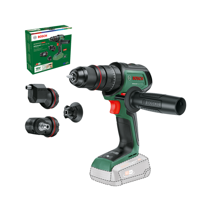 BOSCH AdvancedImpact 18V-80 QuickSnap - Akku-bušilica sa udarcima Adv.Impact 18V (06039E2103) Madras doo Beograd Madras doo Beograd