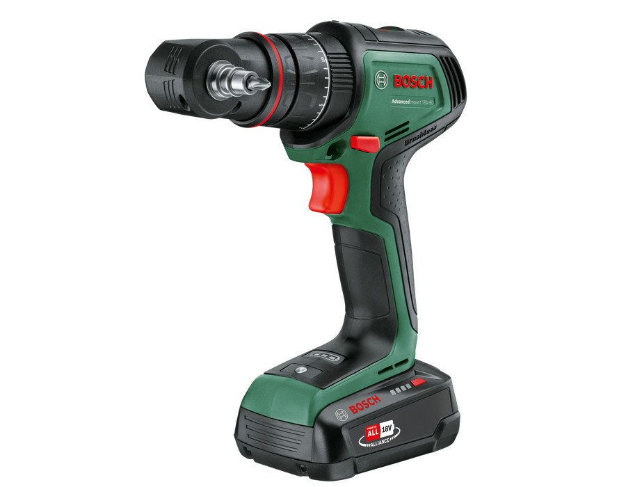 BOSCH AdvancedImpact 18V-80 QuickSnap - Akku-bušilica sa udarcima Adv.Impact 18V (06039E2104) Madras doo Beograd Madras doo Beograd